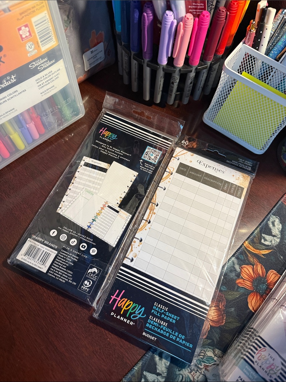 Happy Planner Classic Half-Sheet Expenses Paper - 2 available